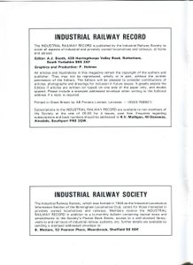 Industrial Railway Record 108