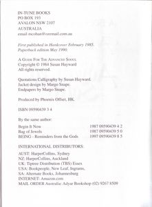 A Guide for the Advanced Soul: A Book of Insight
