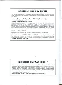 Industrial Railway Record 113