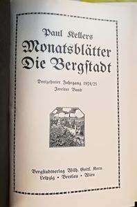 Die Bergstadt 1925, Zweiter Band