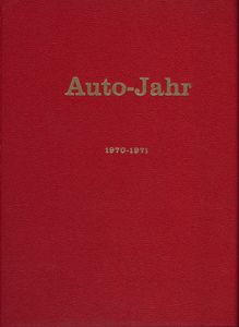 Auto-Jahr Nr. 18: Ausgabe 1970-1971