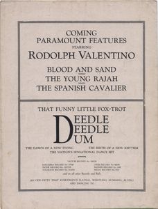 Rodolph Valentino Blues