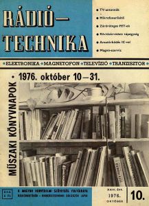 Rádiótechnika 1976/10