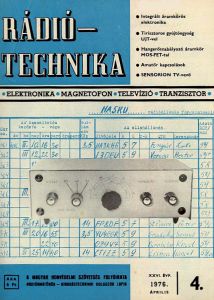 Rádiótechnika 1976/4