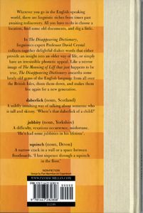 The Disappearing Dictionary: A Treasury Of Lost English Dialect Words