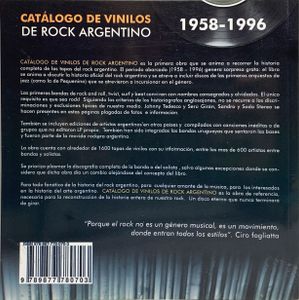 Catalogo de Vinilos de Rock Argentino 1958-1996