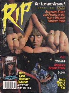 RIP Magazine (March, 1988)