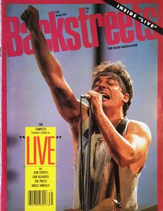 Backstreets The Boss Magazine Number 20 Spring 1987