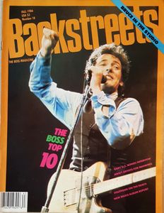 Backstreets The Boss Magazine Number 18 Fall 1986