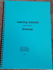 Learning Icelandic: Grammar