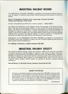 Industrial Railway Record 122