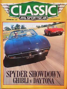 Classic And Sportscar - September 1986