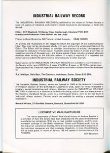 Industrial Railway Record 124