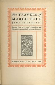 The Travels of Marco Polo