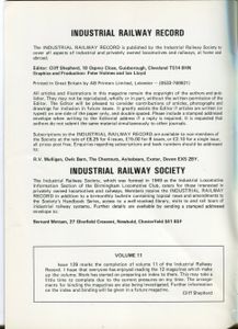Industrial Railway Record 129