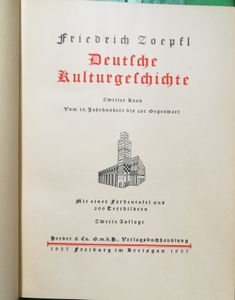 Deutsche Kulturgeschichte Zweiter Band