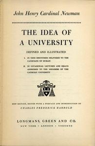 The Idea of a University