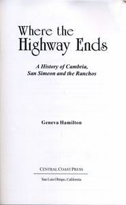 Where the Highway Ends