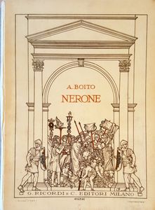 Nerone (Tragedia In Quattro Atti) - Riduzione Per Pianoforte Solo Di Ugo Solazzi