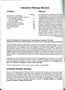 Industrial Railway Record 134