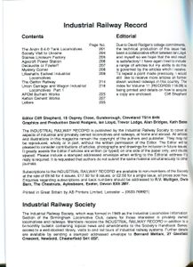 Industrial Railway Record 135