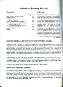 Industrial Railway Record 136