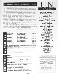 Underground News! Early May 1992