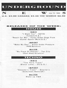Underground News July 15, 1992