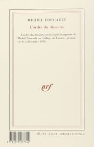 L'ordre du discours
