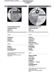 Lietuvos Populiarioji Muzika, Džiazas Ir Rokas Firmos "Melodija" Plokštelėse: 1962–1992 Katalogas