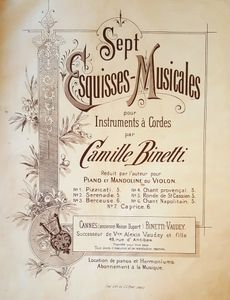 Sept Esquisses-Musicales Pour Instruments à Cordes