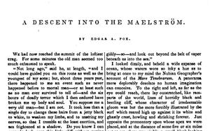 A Descent into the Maelström