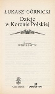 Dzieje w Koronie Polskiej