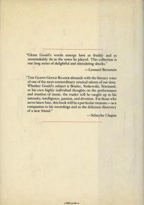 The Glenn Gould Reader