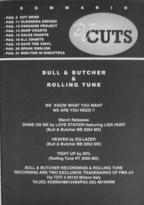 D.J. Cuts Marzo/Aprile 93 No 0