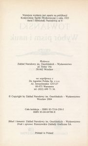 Wybór pism i nauk