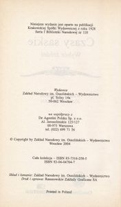 Czasy saskie. Wybór źródeł