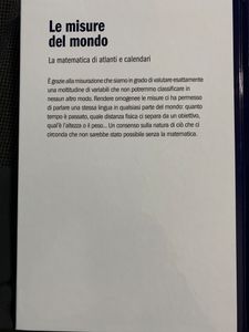 Le Misure Del Mondo. La Matematica Di Atlanti E Calendari