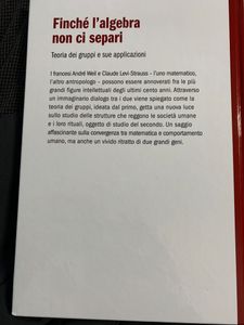 Finché L'Algebra Non Ci Separi. Teoria Dei Gruppi E Sue Applicazioni