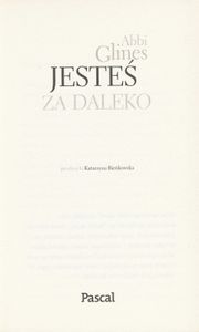Jesteś za Daleko