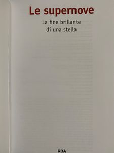 Le Supernove. La Fine Brillante Di Una Stella