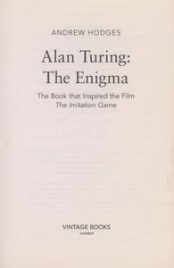 Alan Turing: The Enigma