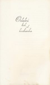 Ostatni List od Kochanka