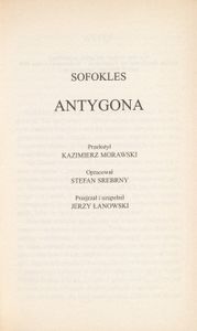 Antygona / Król Edyp / Elektra