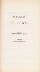 Antygona / Król Edyp / Elektra