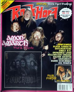 Rock Hard Vol. 315 August 2013