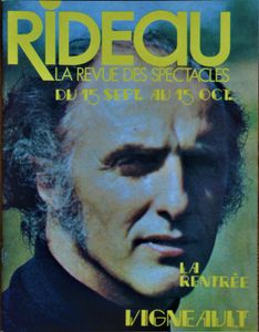 Rideau, La Revue des Spectacles