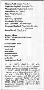 Dance Music Report Volume 6, Issue 08