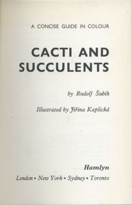 Cacti and Succulents