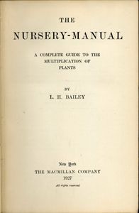 The Nursery Manual